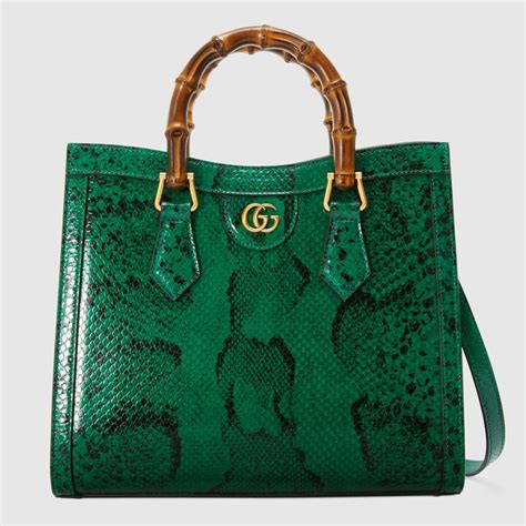 borsa gucci pitone verde|Borsa a spalla Gucci Jackie in pitone in verde e nero .